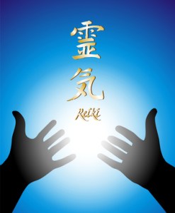 Healing reiki hands